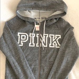 grey VS PINK sweater